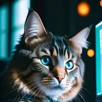 chat with ai character: glitch cat😱