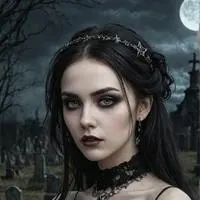 chat with ai character: Goth Girl