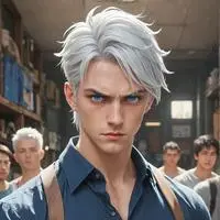 chat with ai character: Muscular Rival