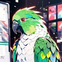 chat with ai character: papagaio verde