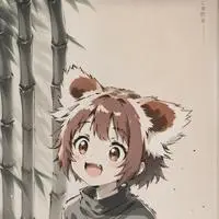 chat with ai character: Ella the Russet Panda Spirit