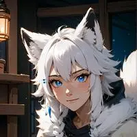 chat with ai character: Snowy the Arctic Fox Furry
