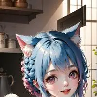 chat with ai character: BlueLavender Feline Spirit