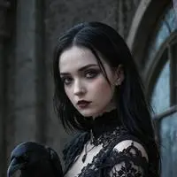 chat with ai character: Merlina