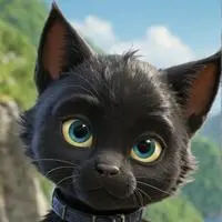 chat with ai character: Scribbles the blac