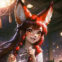 chat with ai character: Red Fox Furry Spirit