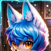 chat with ai character: Whiskers the Wolfox Spirit