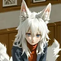 chat with ai character: Snowy Wolf Furry
