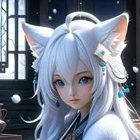 chat with ai character: Kurama the Arctic Cat Spirit