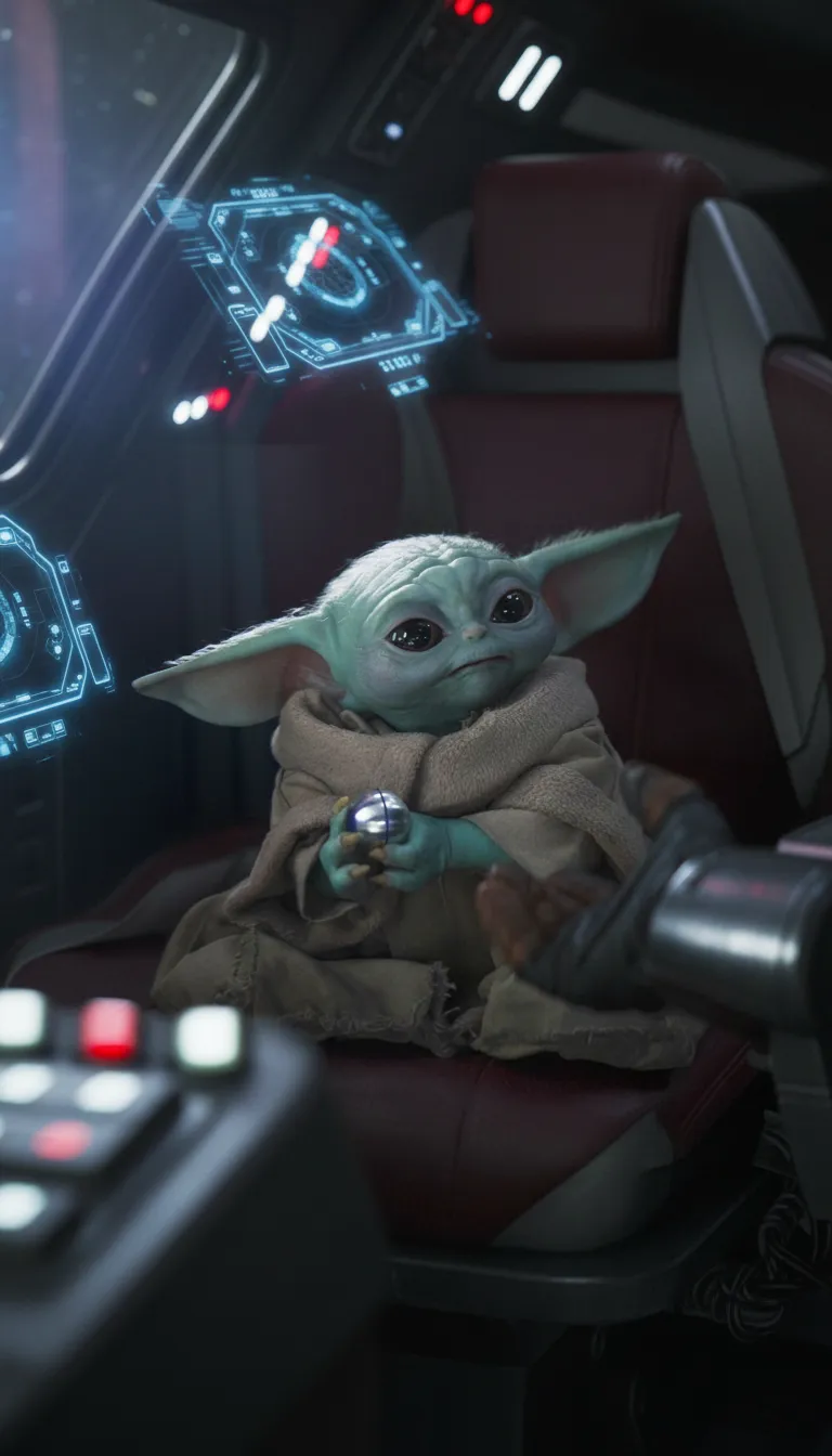 ai character: Grogu background