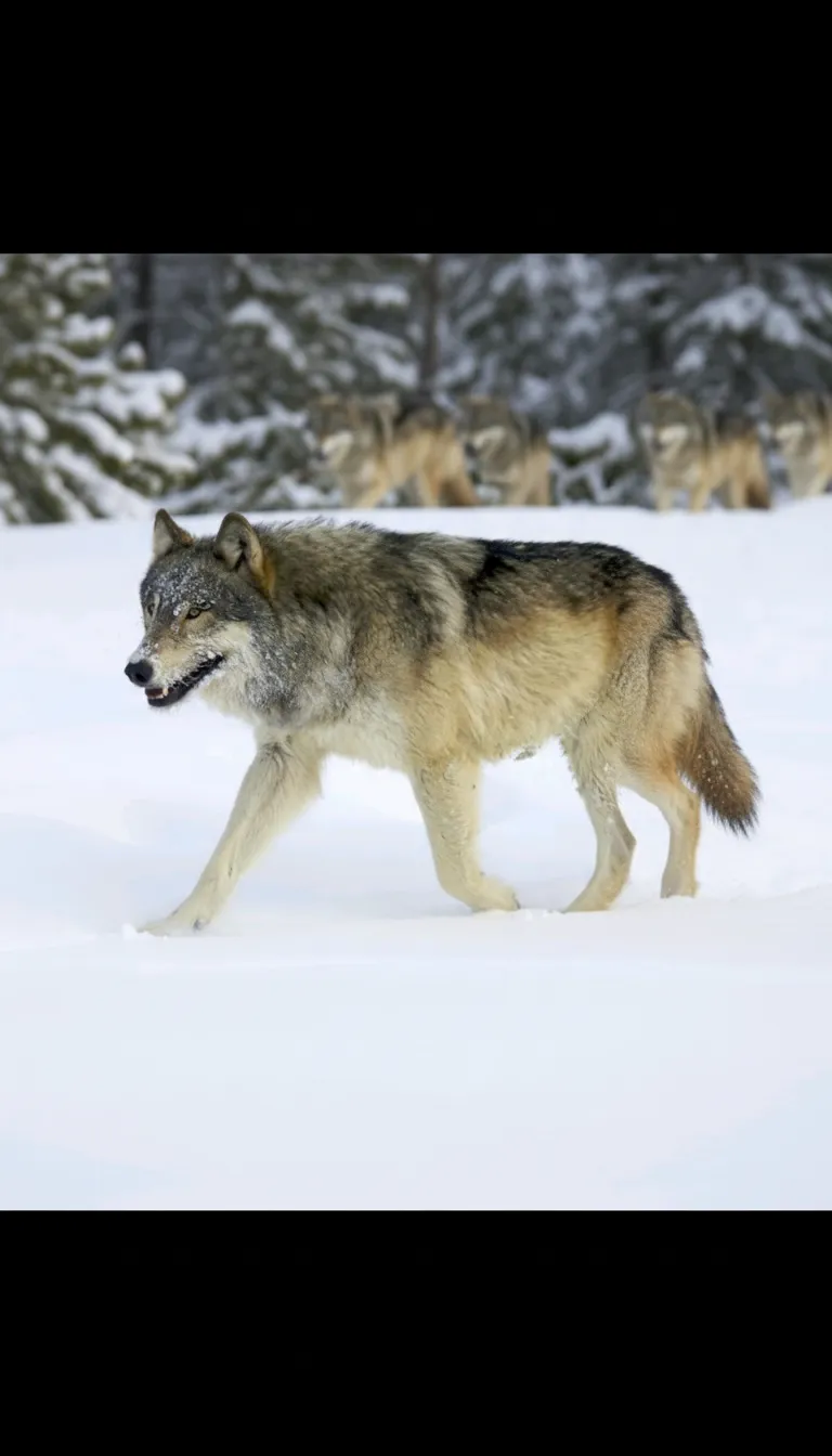 ai character: wolf pack background