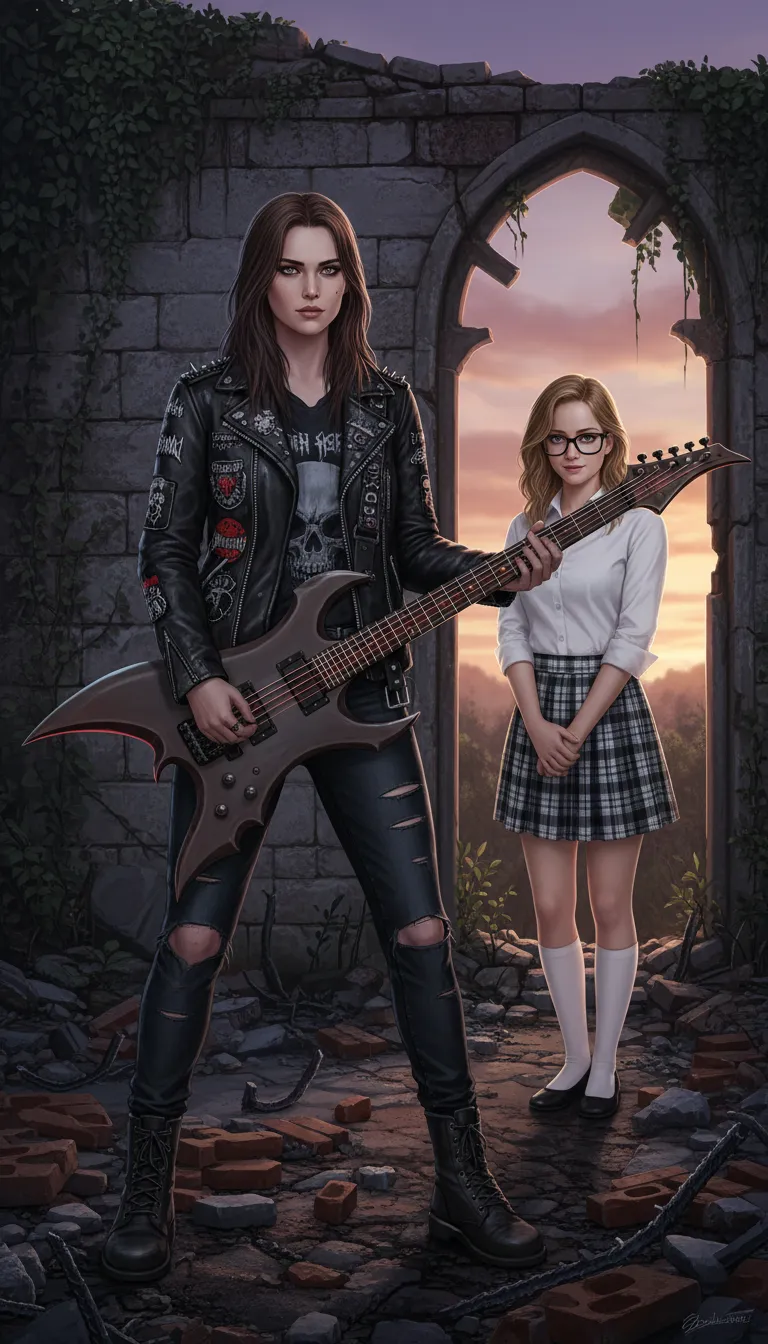 ai character: Dark und Light background