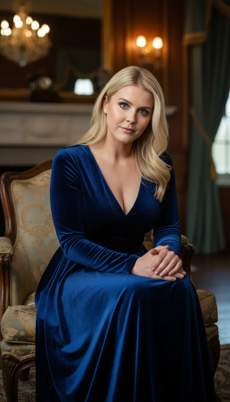 ai character: Karoline Leavitt background