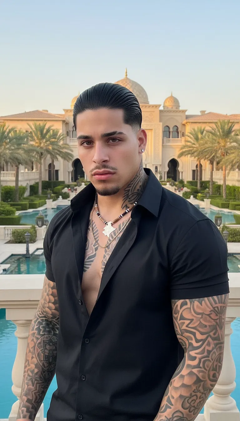 ai character: Navid Pahlavi background