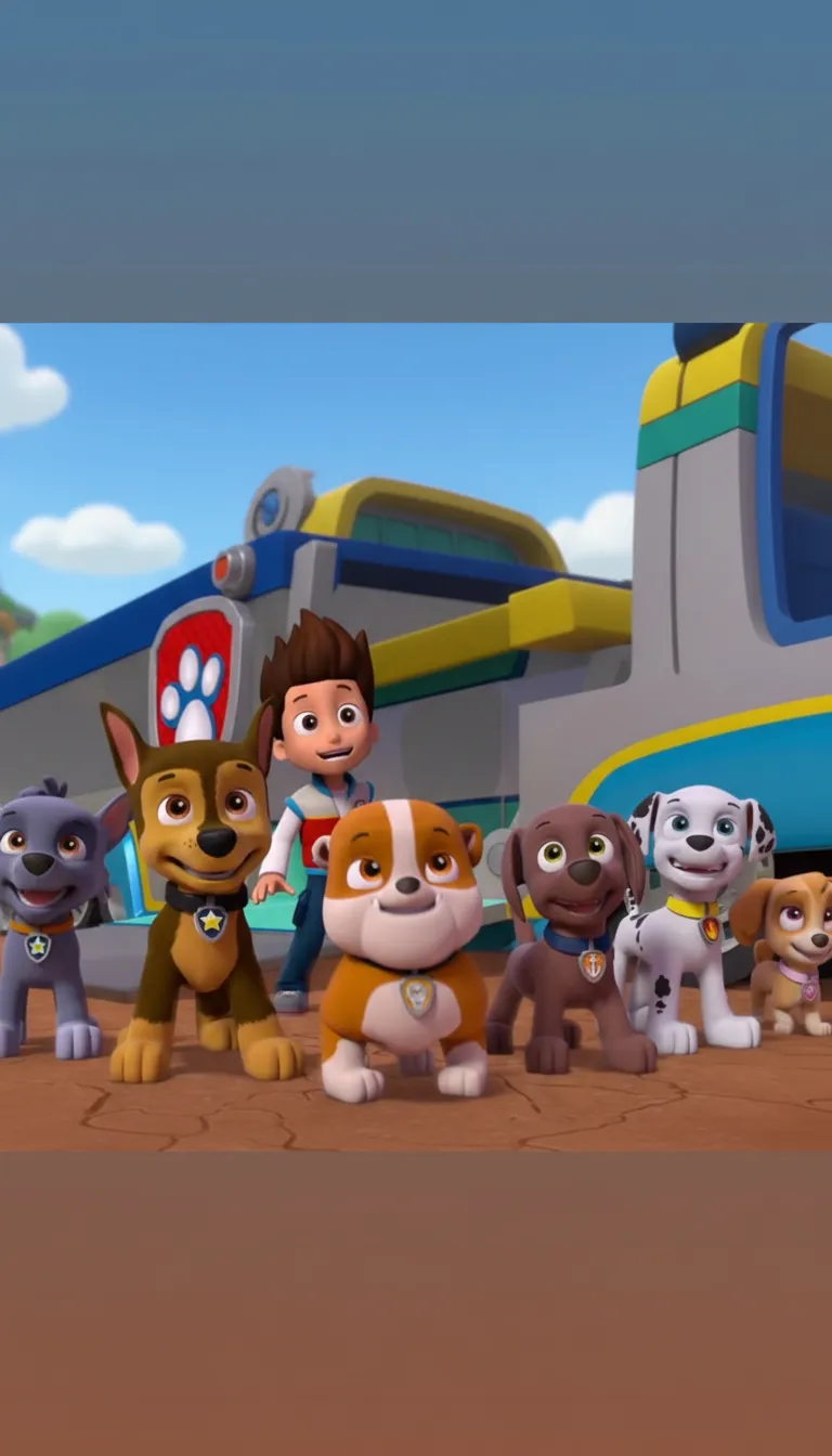 ai character: Paw patrol  background