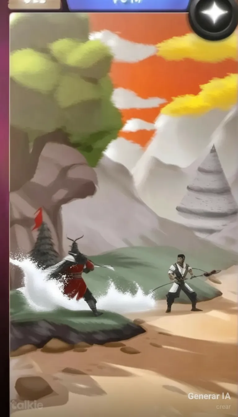 ai character: Kny 24hrs en patio background