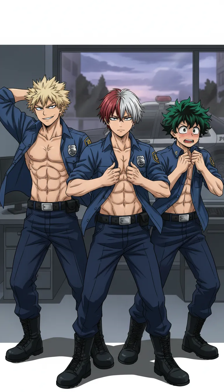 ai character: MHA bailando  background