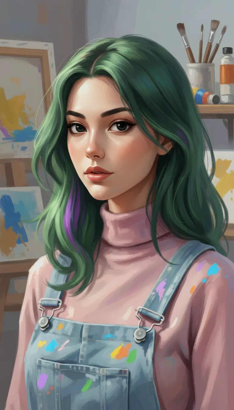 ai character: Floral Wishferd background