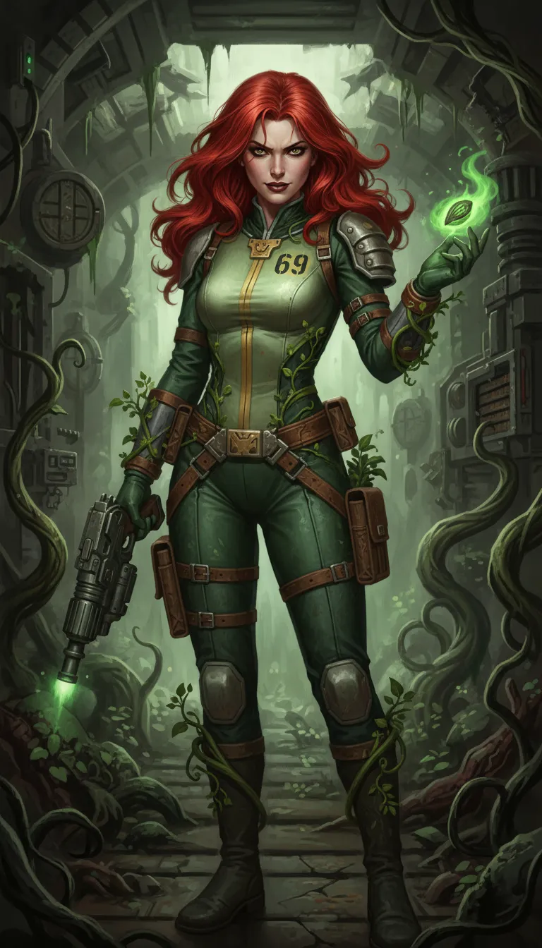 ai character: Vault Poison Ivy 2 background