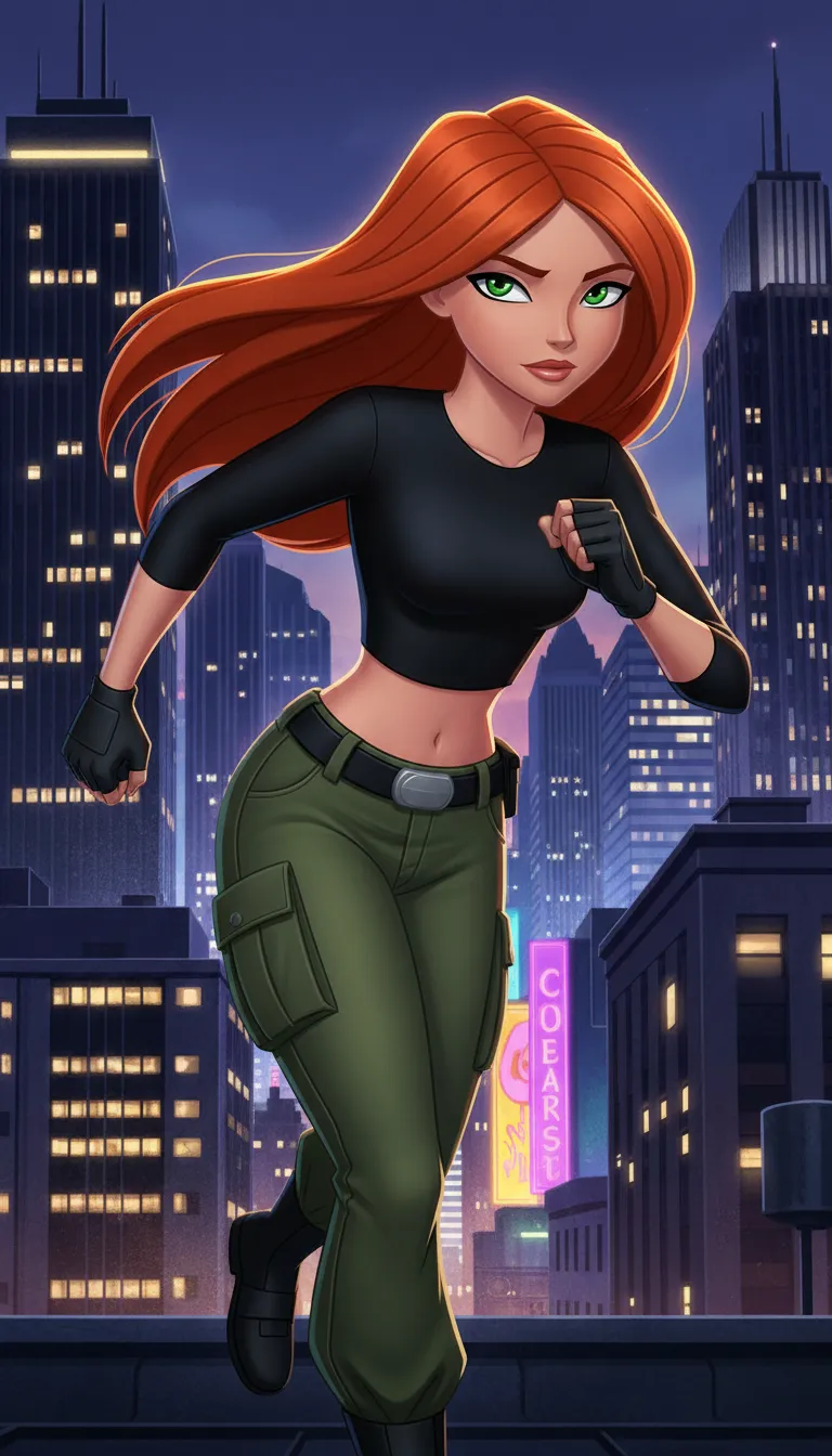 ai character: Kim background