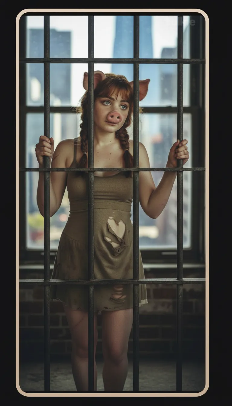 ai character: Amy Pig  background