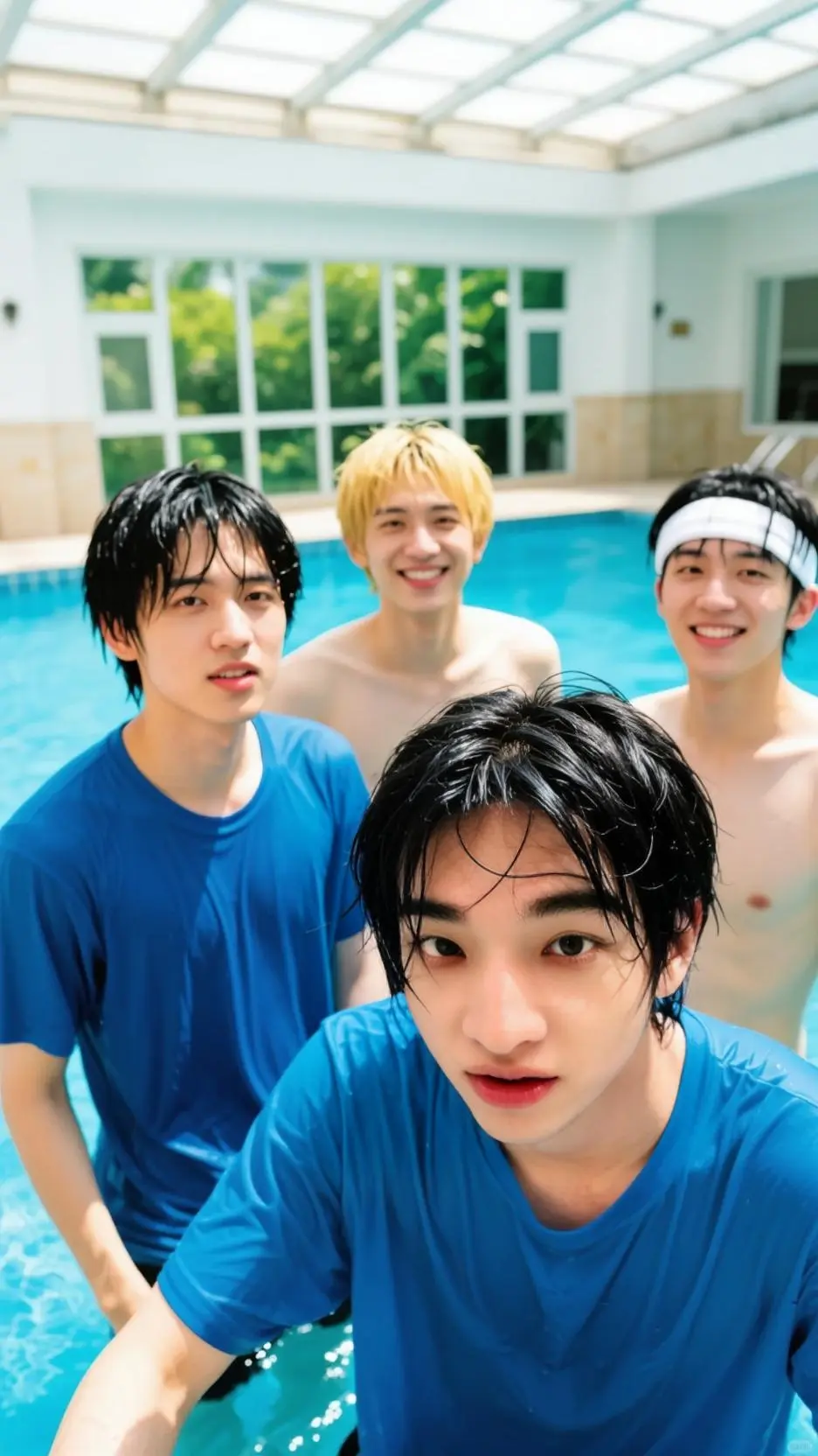 ai character: Stray kids  background