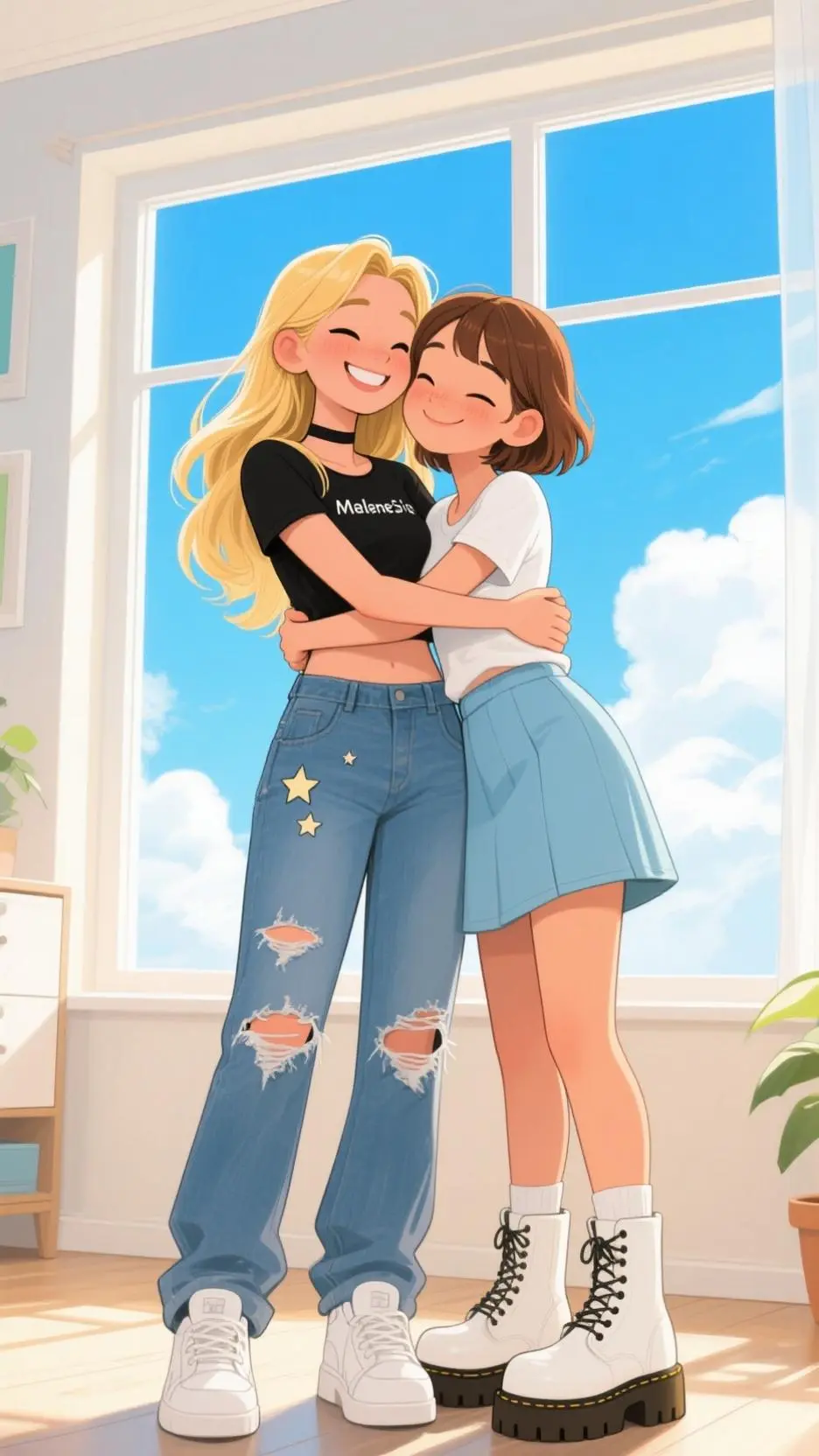 ai character: Melonie sister background