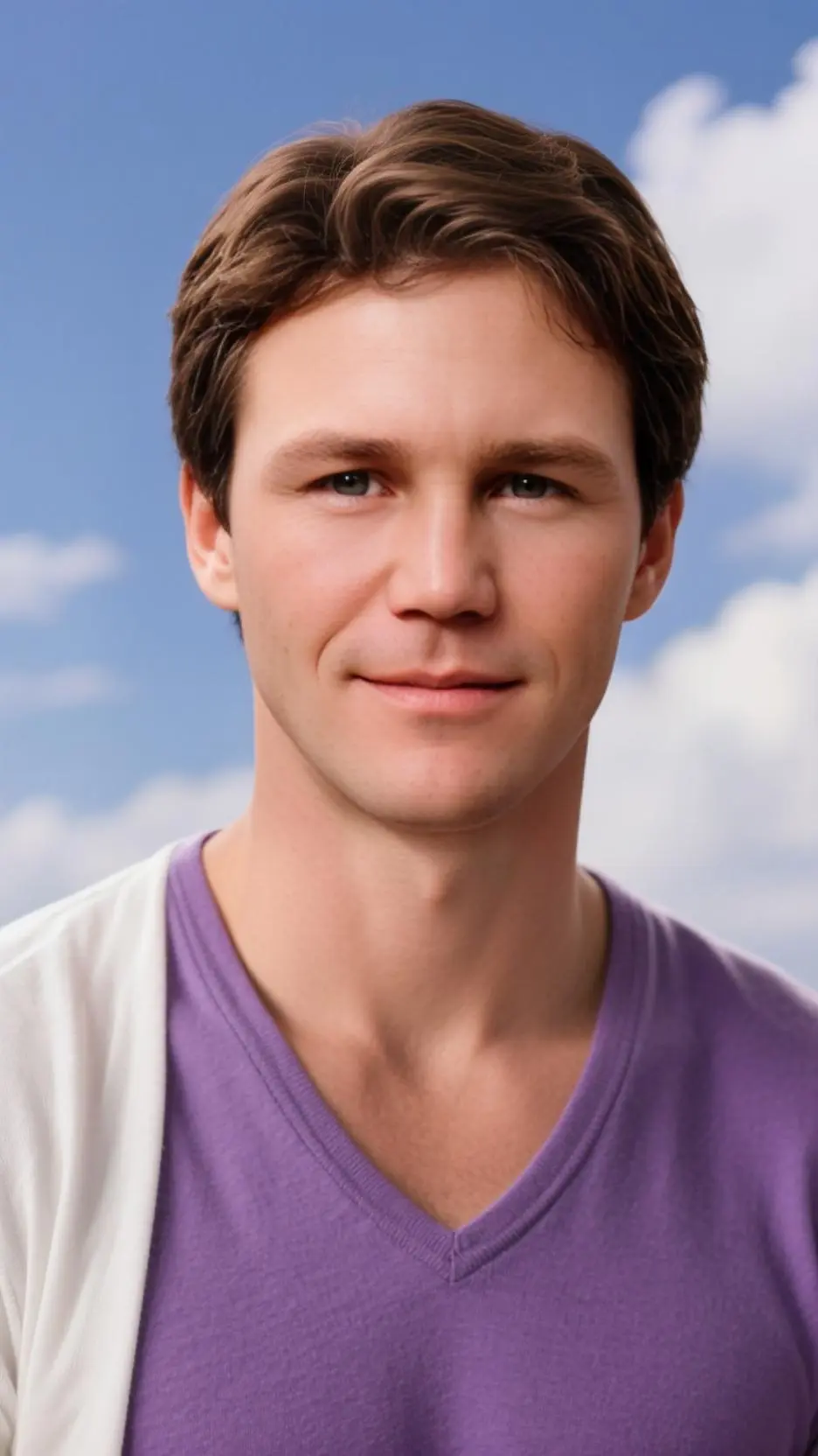 ai character: Leo White  background