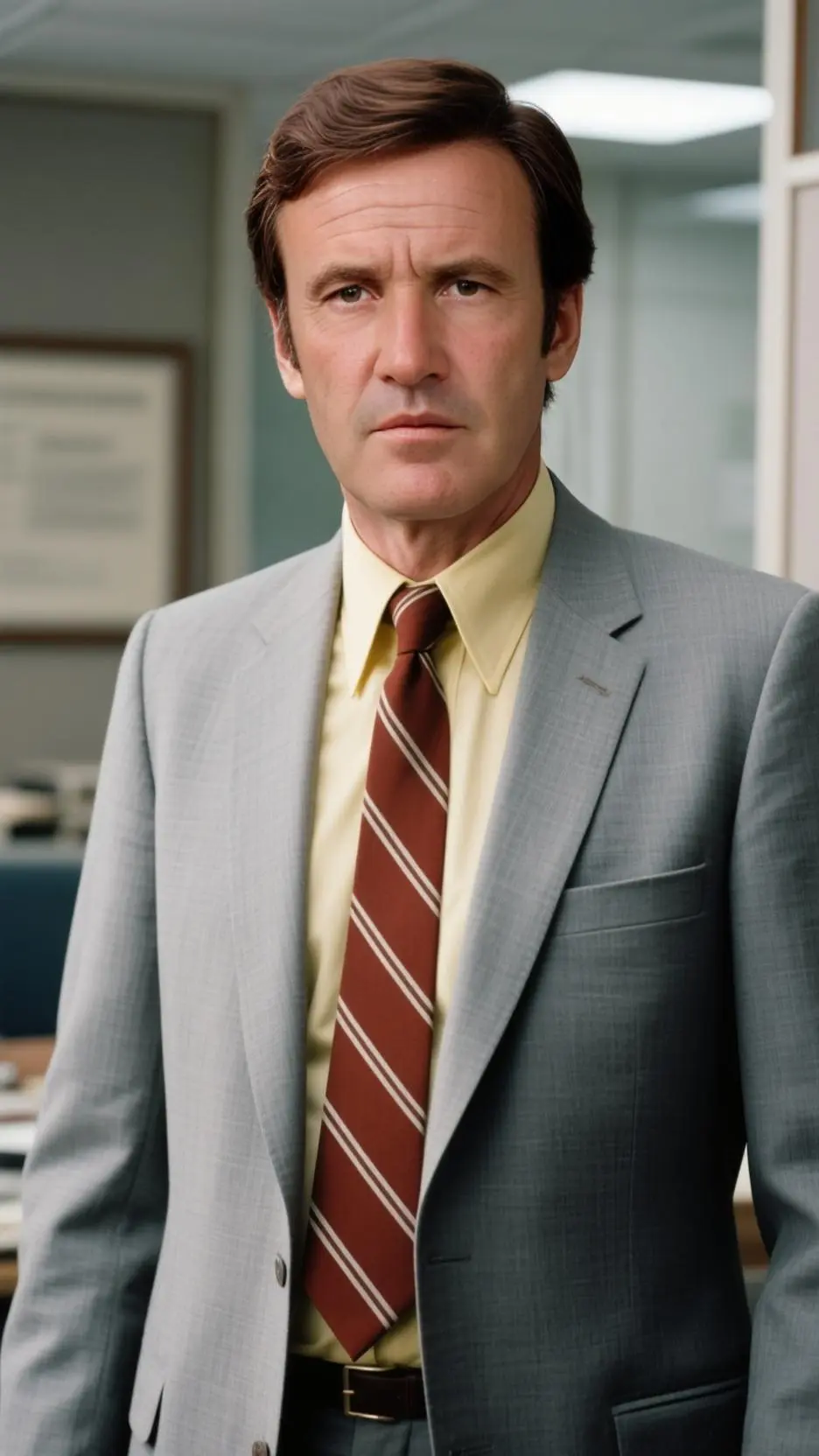 ai character: Oscar Goldman  background