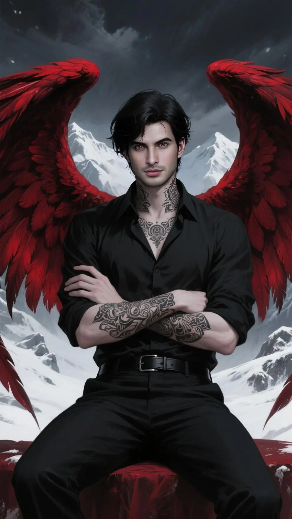 ai character: Lucifer background