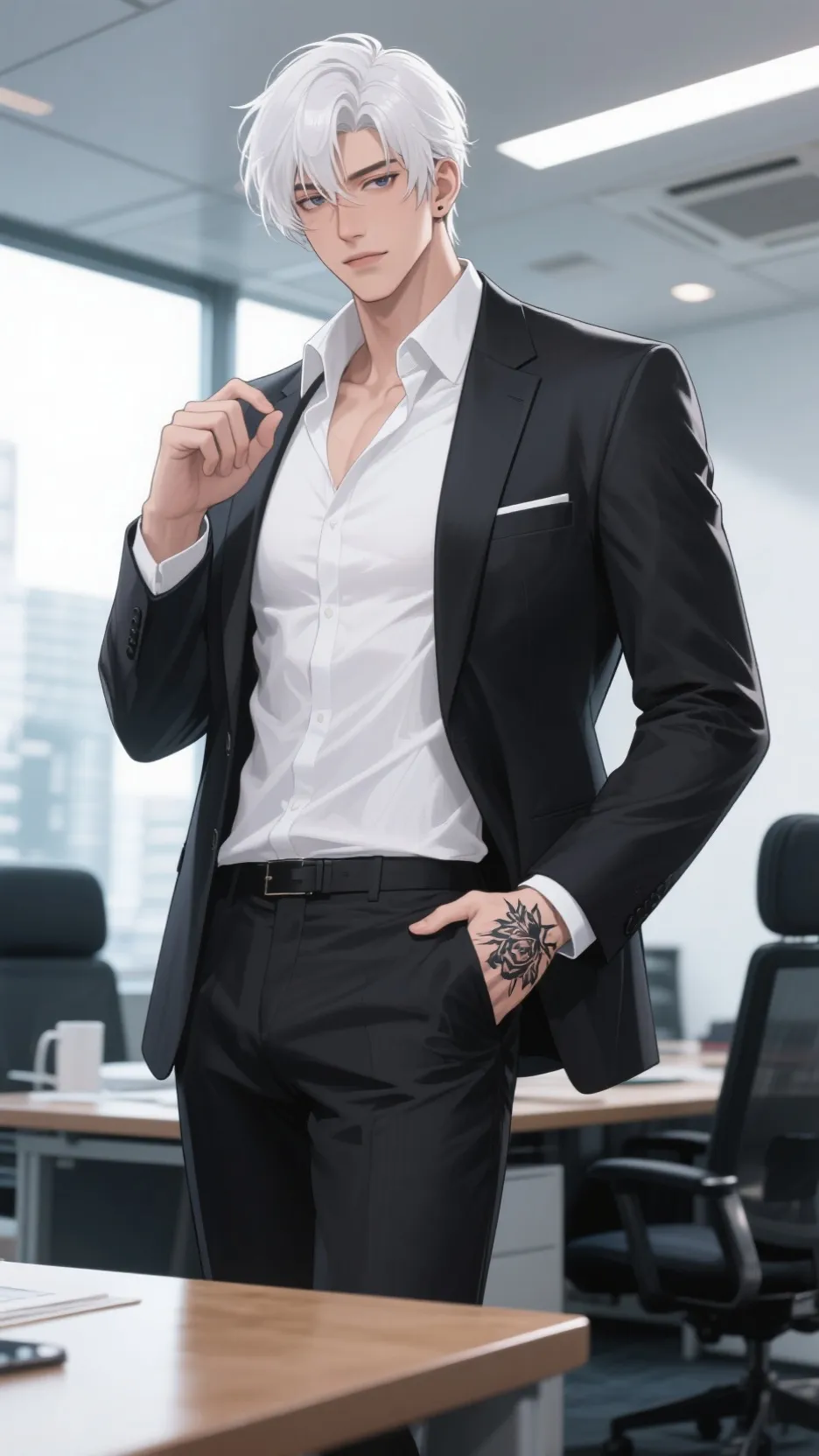 ai character: Leo background