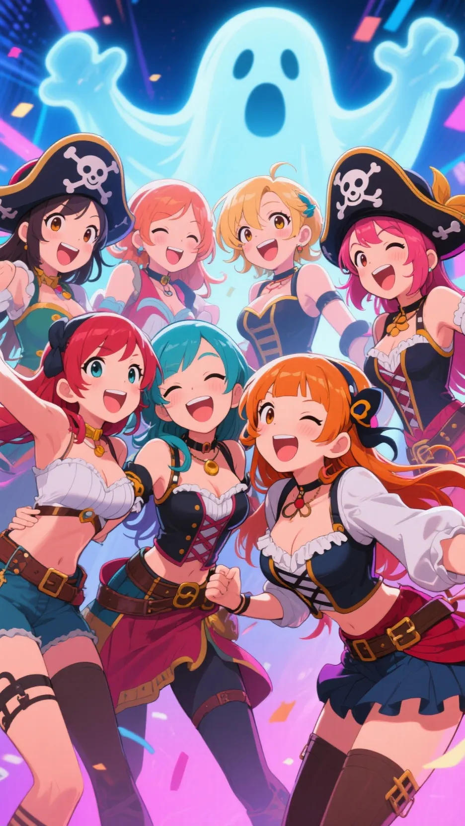 ai character: Girl background