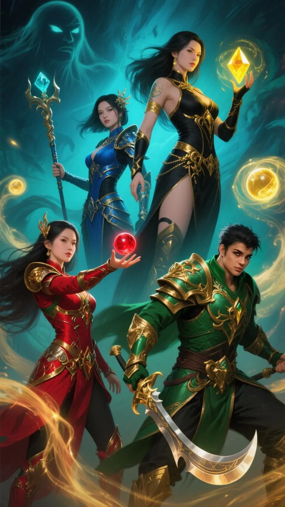 ai character: The New Keepers background