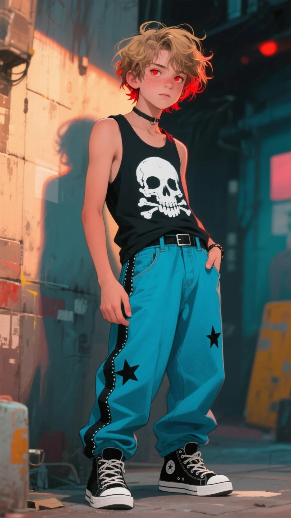 ai character: error background