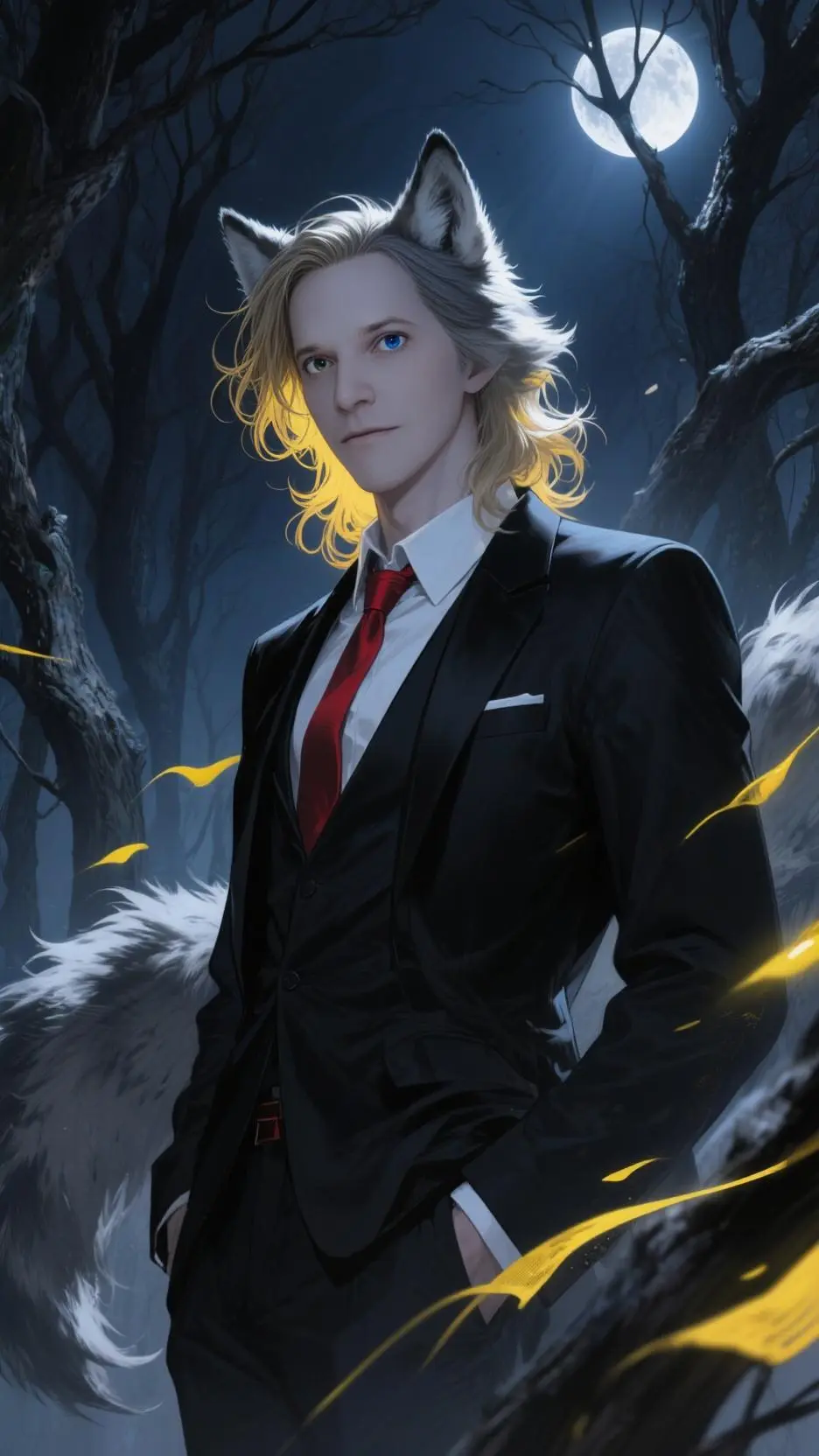 ai character: Kanduu Wolf 🐺  background