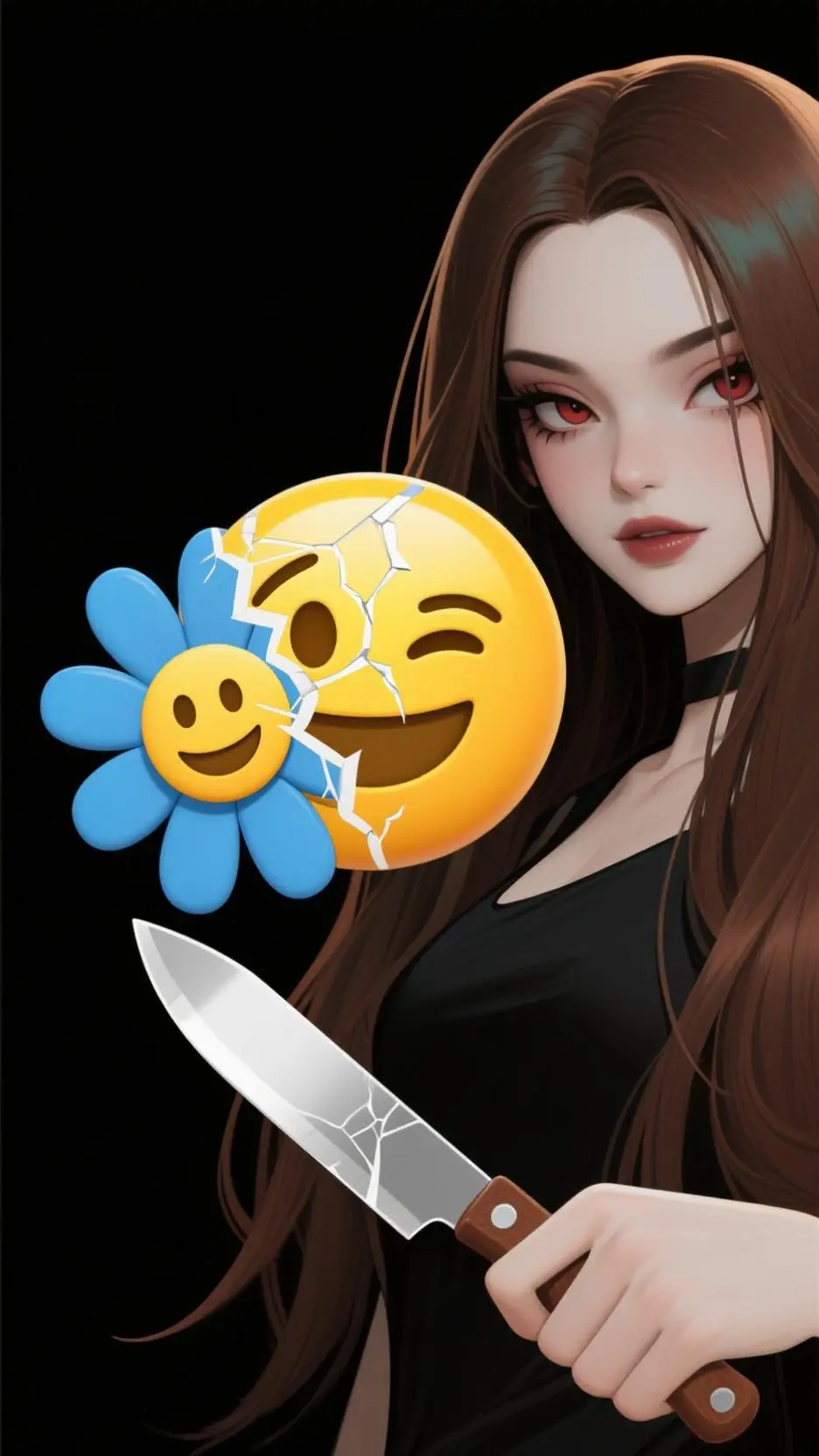 ai character: Crystal  background