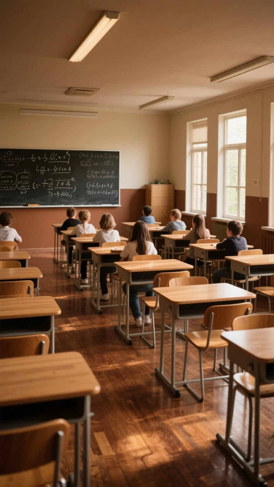 ai character: a high school ! background