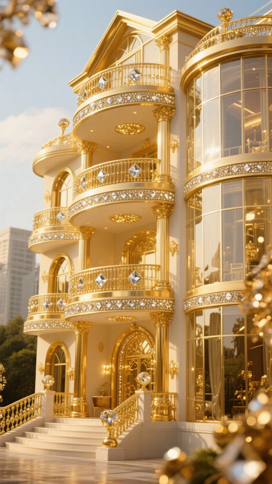 ai character: Mansion  background