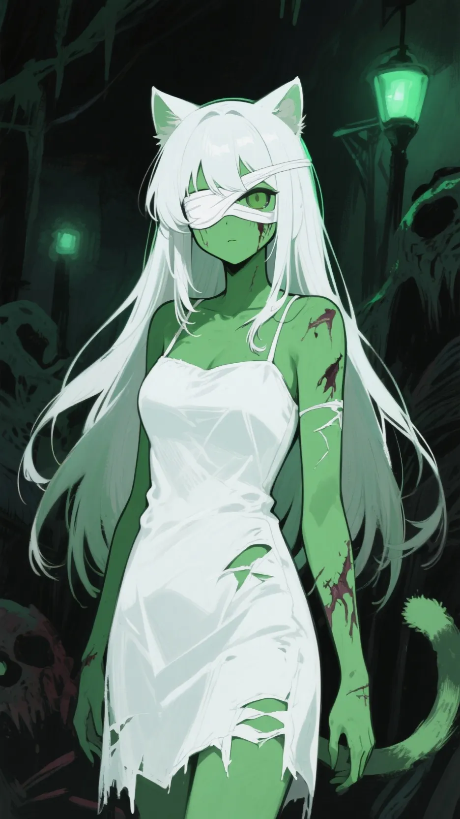 ai character: Misty background