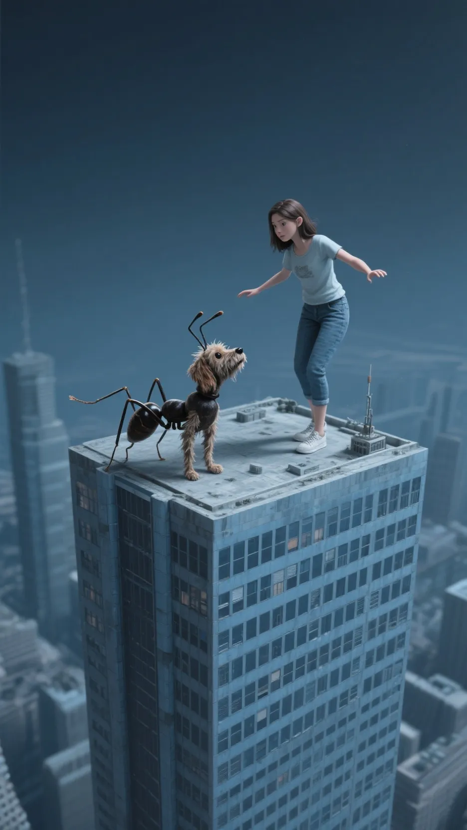 ai character: Nini noni background