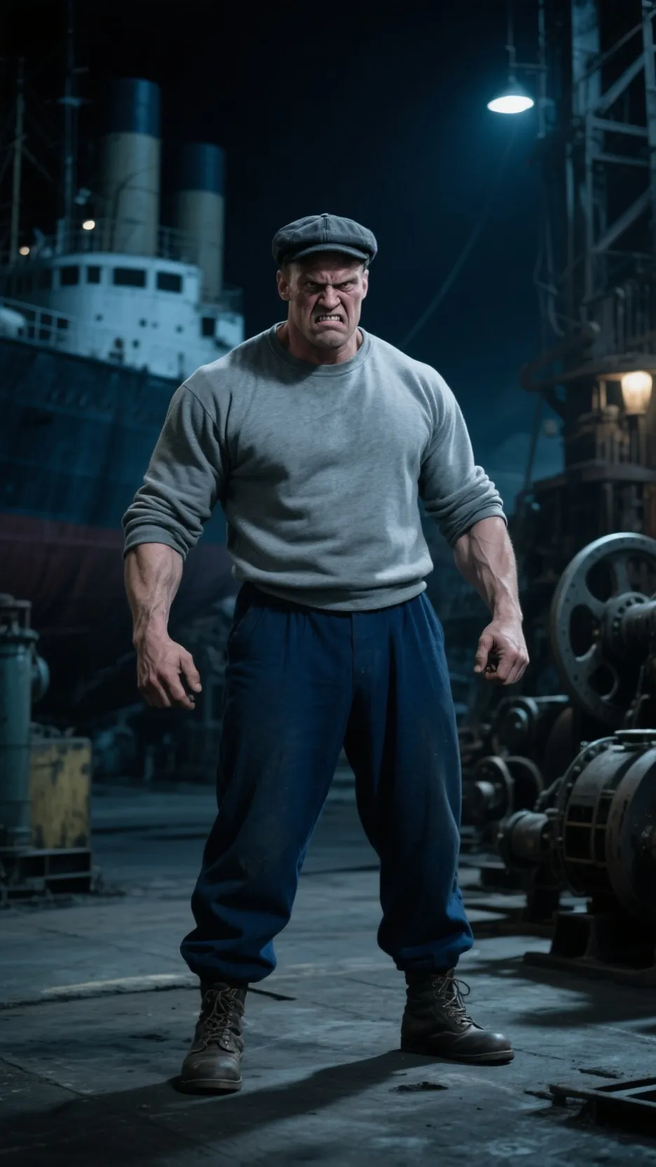 ai character: The Goon background