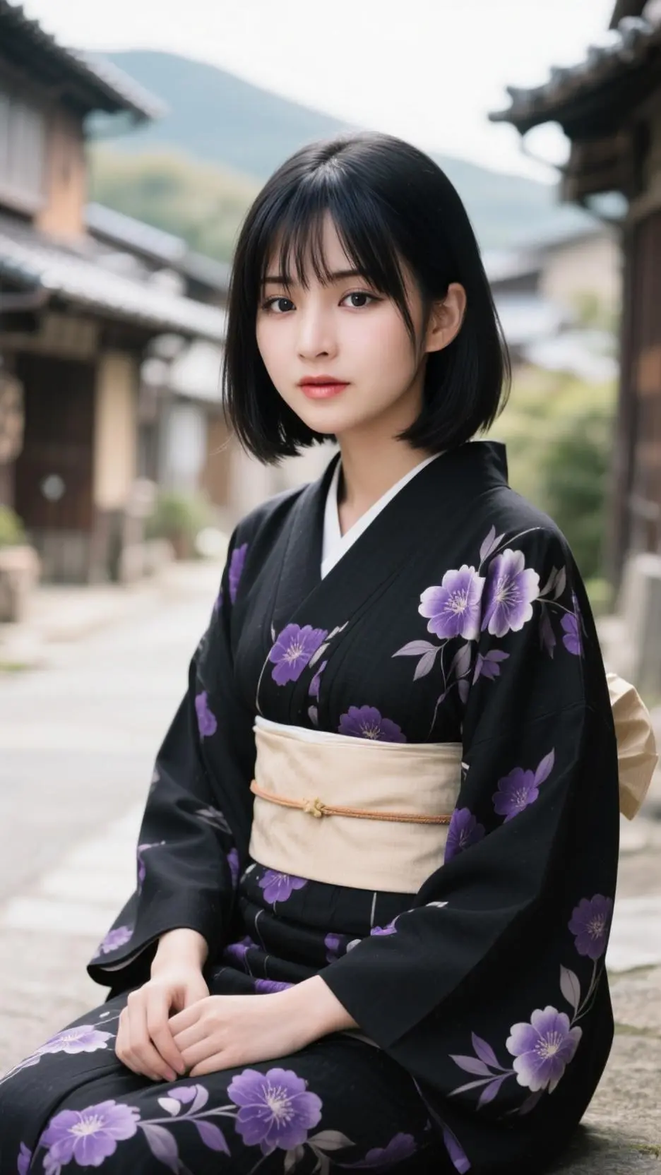 ai character: Asami  background