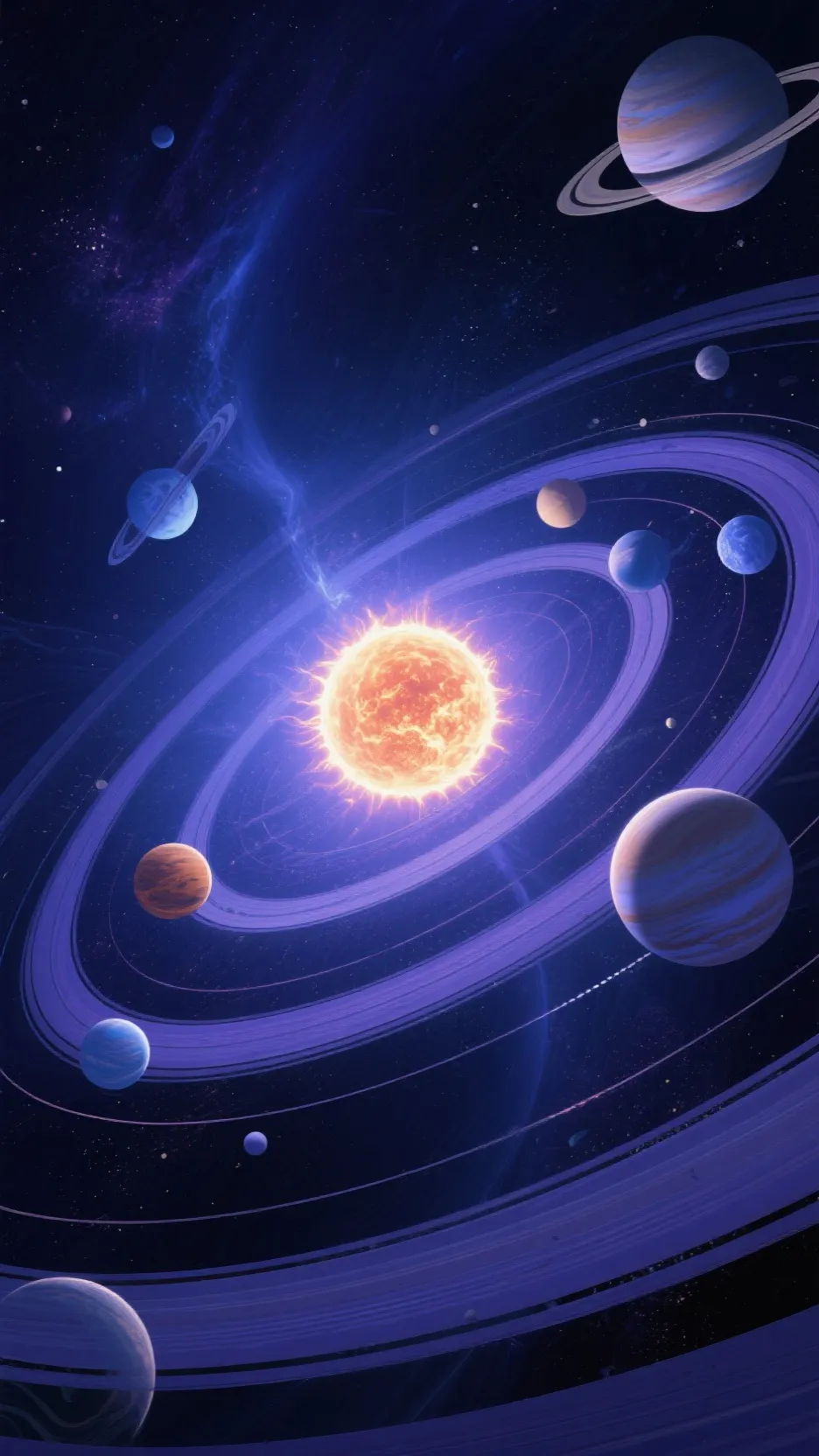 ai character: Seu Sistema Solar background