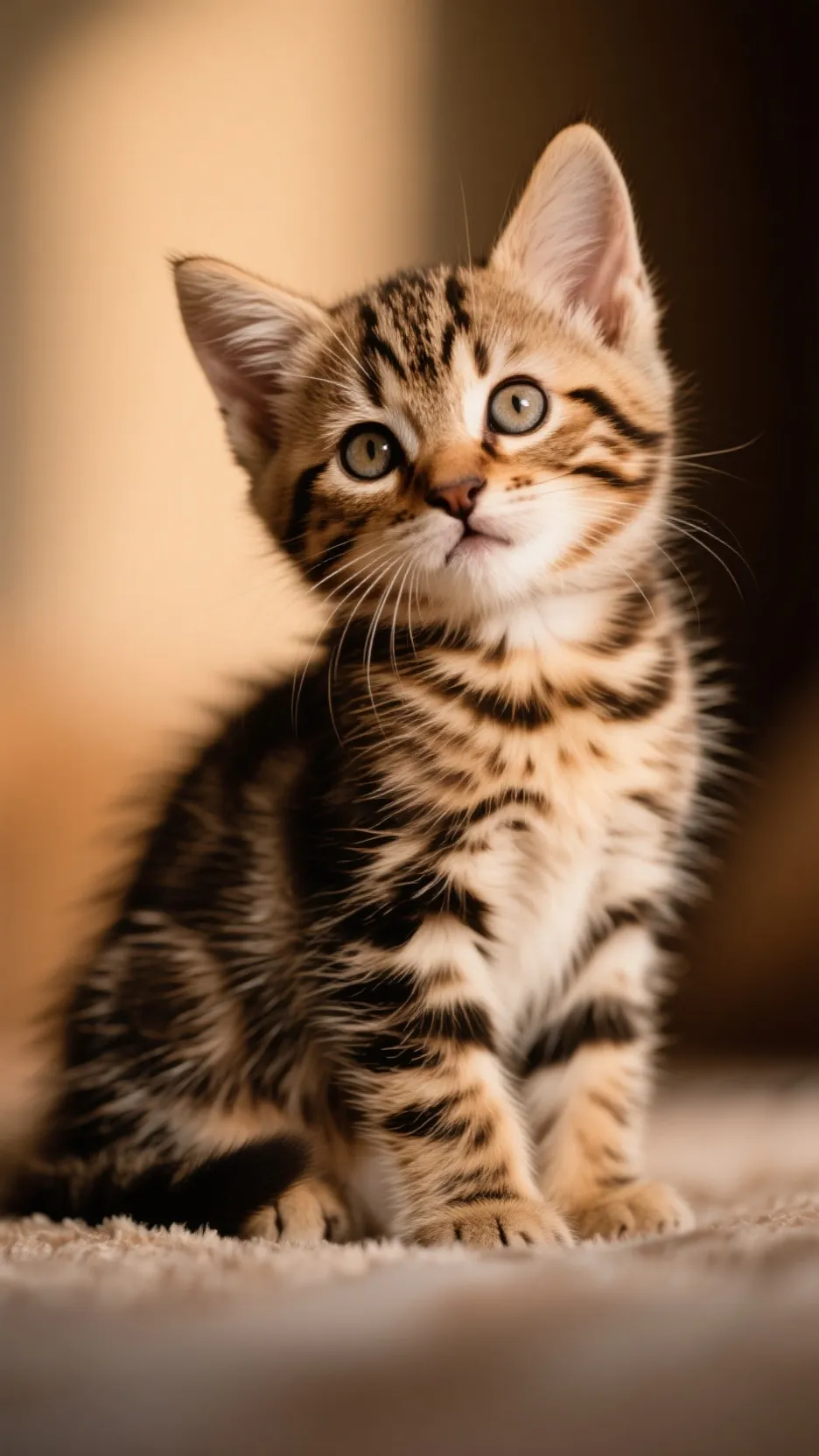 ai character: Kookie the Kitten background