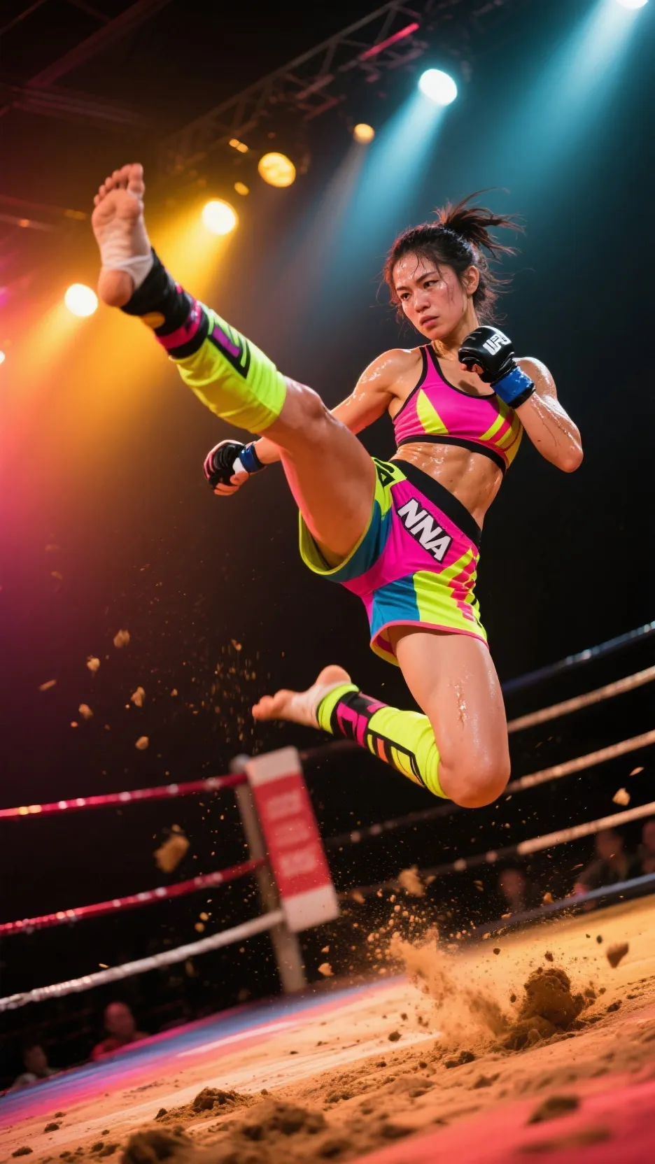 ai character: Sarah Rose  background