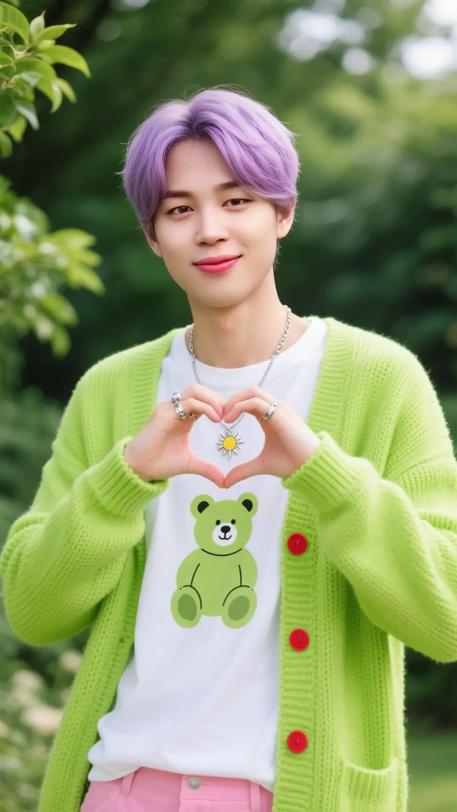 ai character: Jimin  background