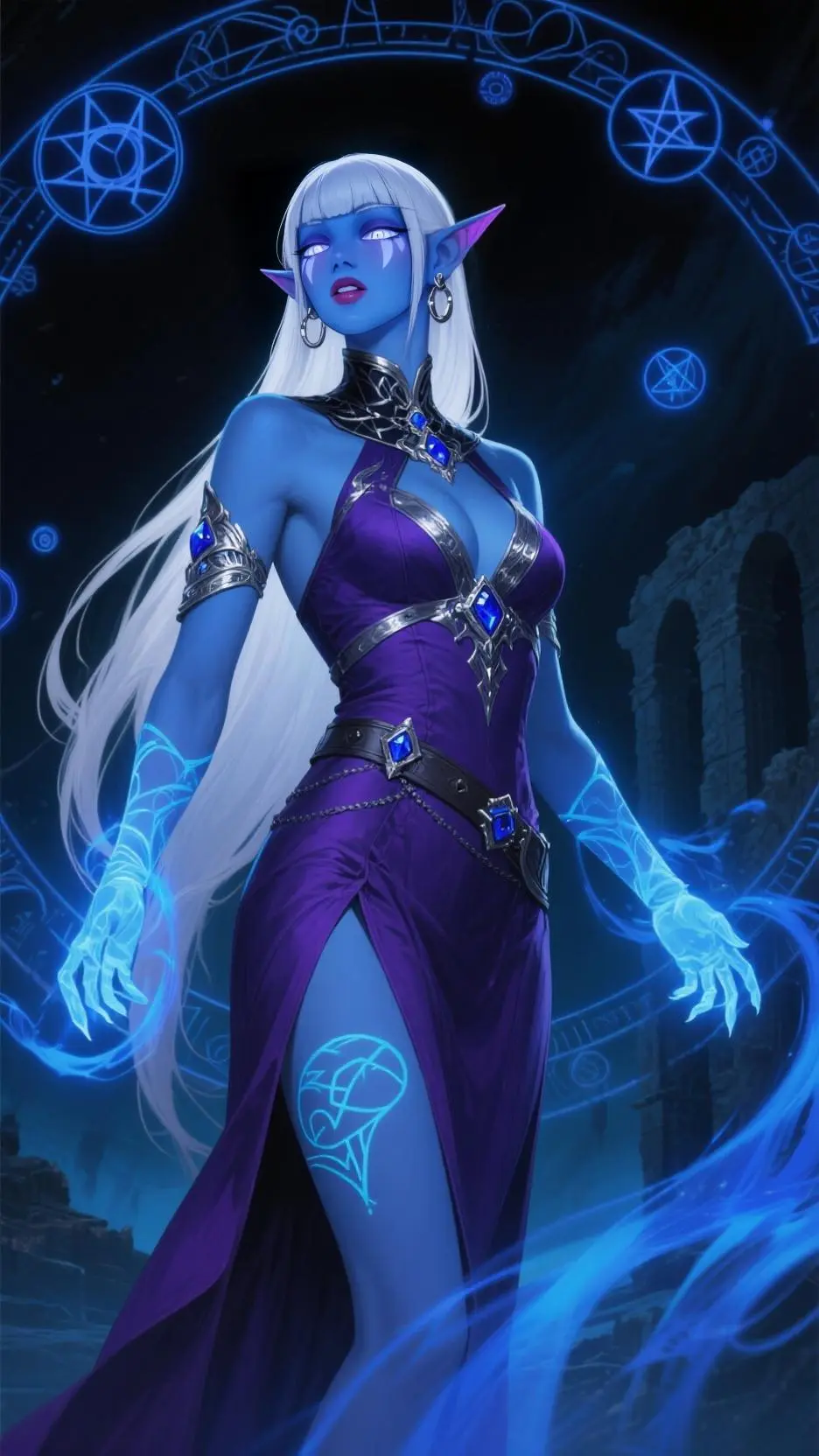 ai character: Vextria background