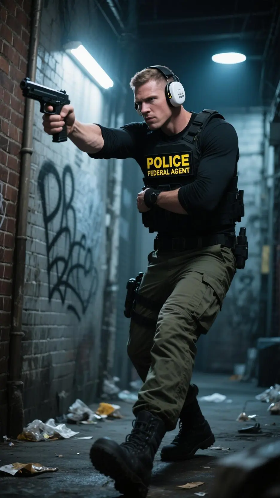 ai character: Agent Shootout background