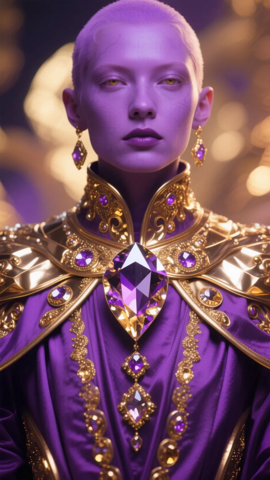 ai character: Thanos  background