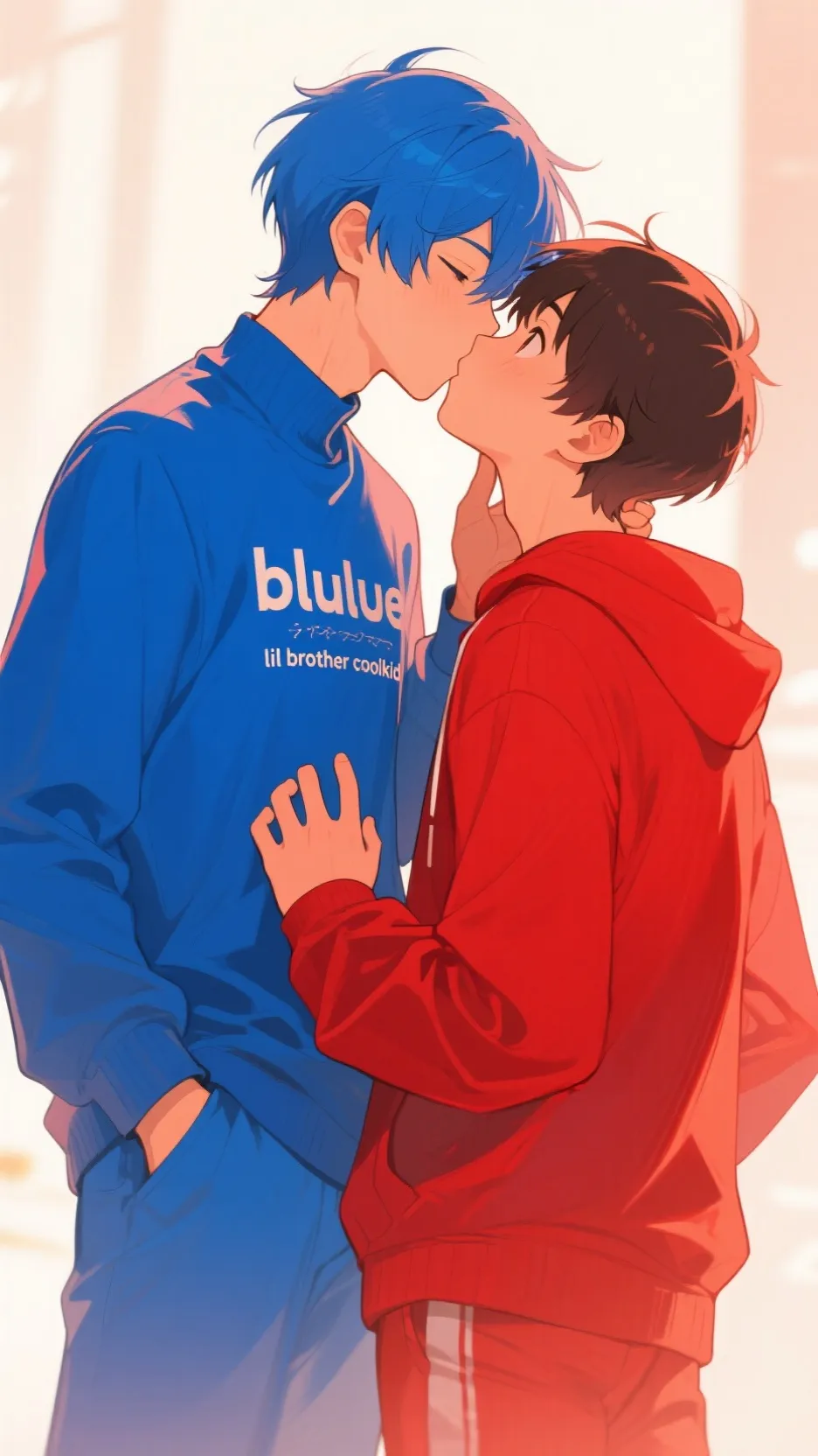 ai character: Bluuude x coolkid background